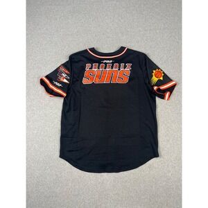Phoenix Suns Pennants Mesh Jersey Mens XL Black NBA Pro Standard Button Up